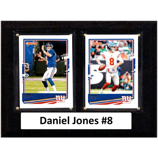 Framed Daniel Jones New York Giants Autographed White Nike Limited Jersey