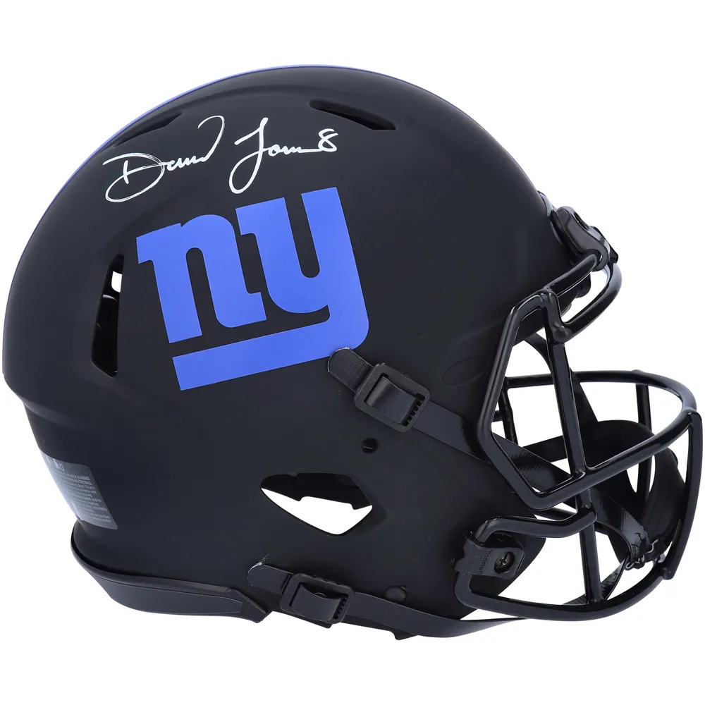 New York Giants Daniel Jones Autographed Signed Logo Football