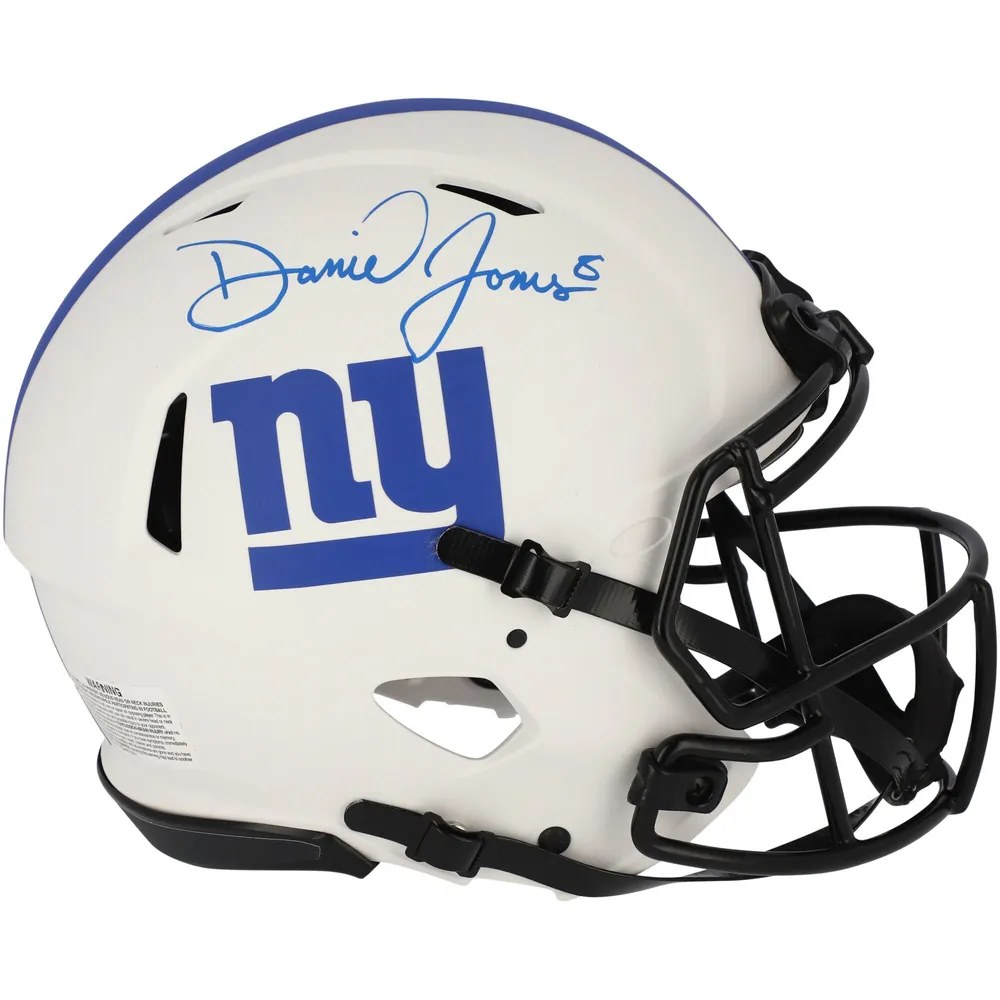 New York Giants Daniel Jones Autographed Signed Logo Football