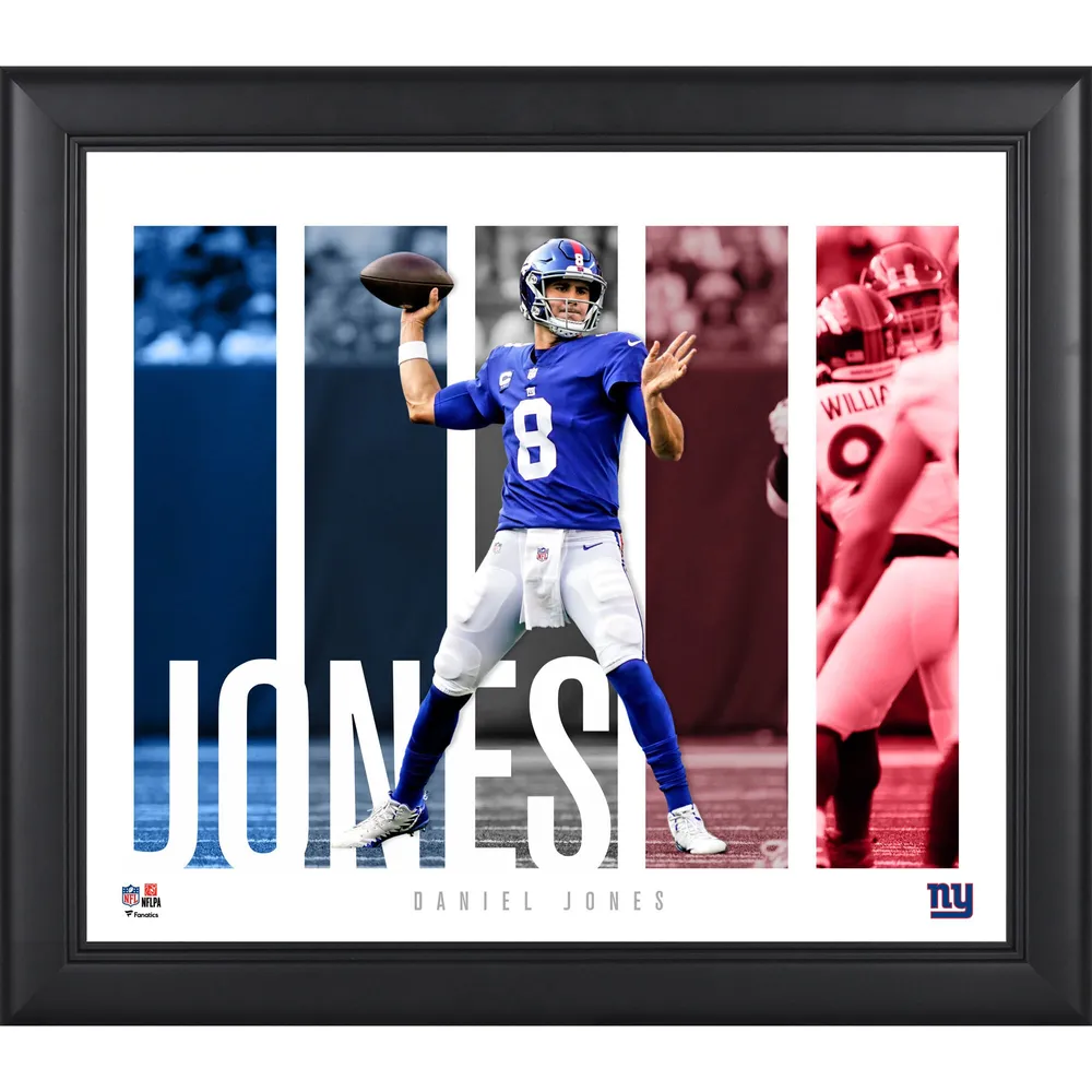 Lids Daniel Jones New York Giants Fanatics Authentic Framed 15'' x