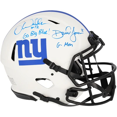 Darren Waller New York Giants Autographed Riddell Lunar Eclipse Speed Authentic Helmet with "Go Big Blue!" Inscription