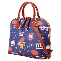 Sacoche zippée pour le jour du match Dooney & Bourke New York Giants