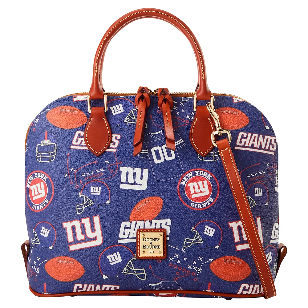 Sacoche zippée pour le jour du match Dooney & Bourke New York Giants