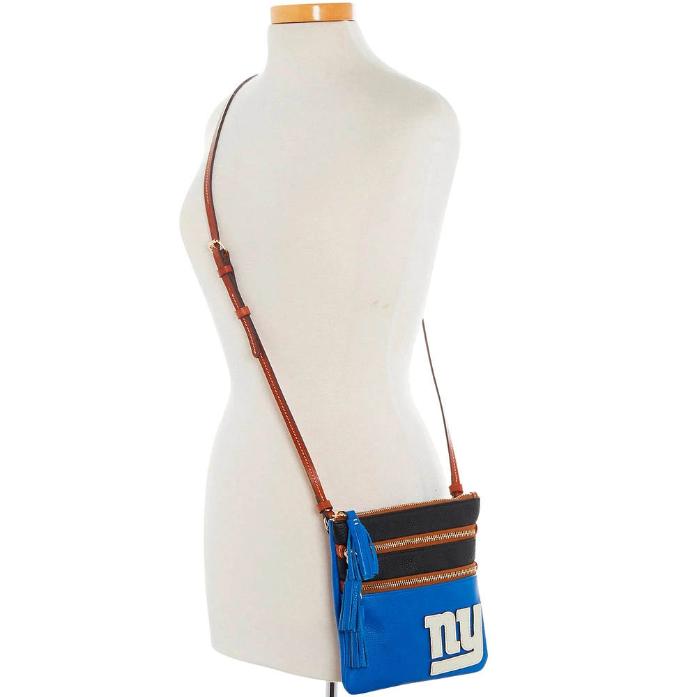 Dooney & Bourke New York Giants Infield Triple Zip Crossbody Purse