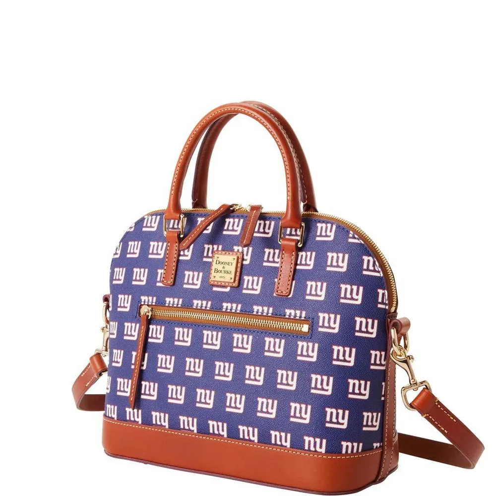 New York Giants Dooney & Bourke Signature Domed Zip Satchel Purse