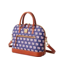 New York Giants Dooney & Bourke Signature Domed Zip Satchel Purse