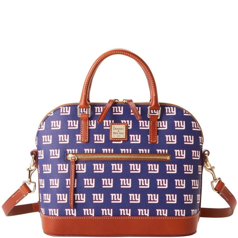 Dooney & Bourke New York Giants Signature Domed Zip Satchel Purse