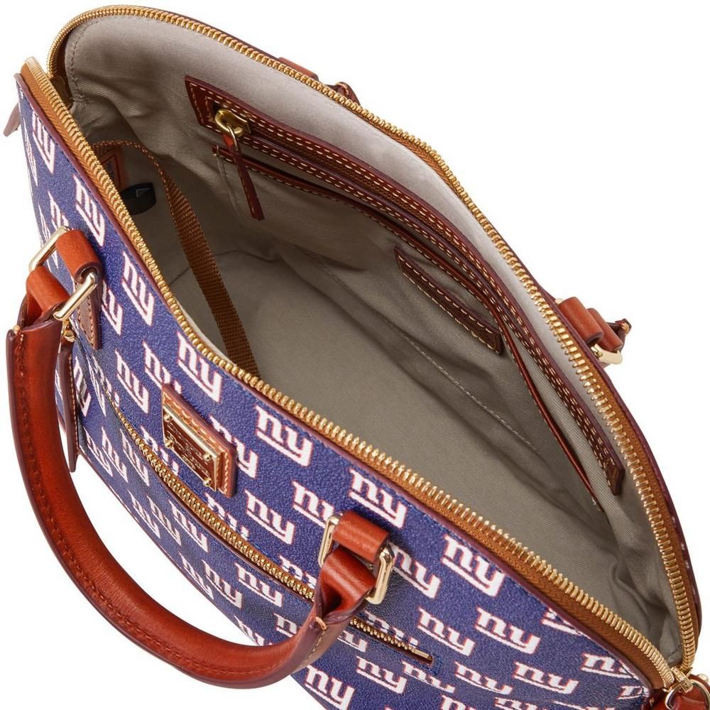 Dooney & Bourke New York Giants Signature Domed Zip Satchel Purse