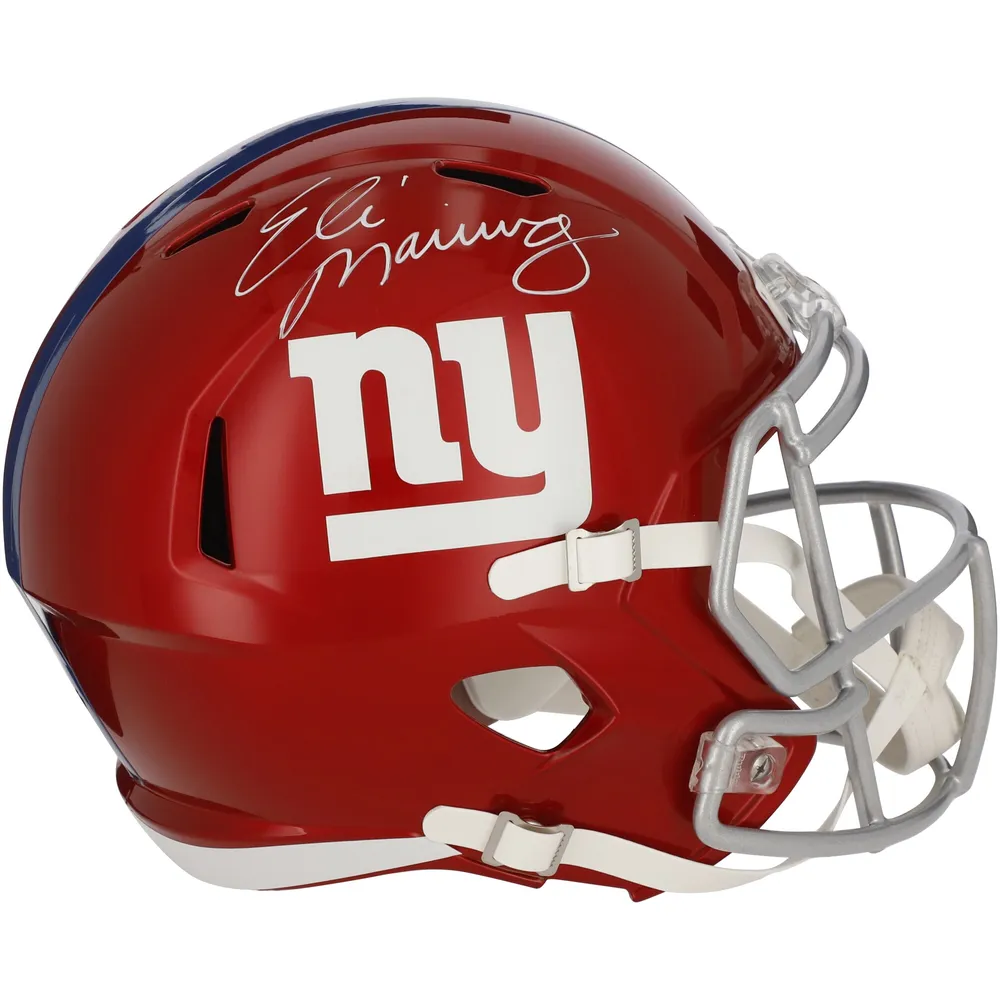 Eli Manning New York Giant Autographed Football Mini Helmet Fanatics –