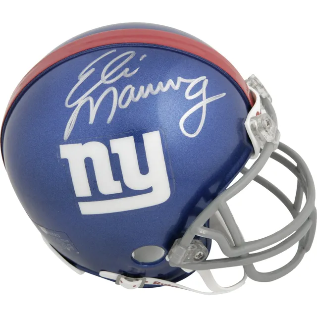 Lids Eli Manning New York Giants Fanatics Authentic Autographed Riddell  Eclipse Alternate Speed Replica Helmet