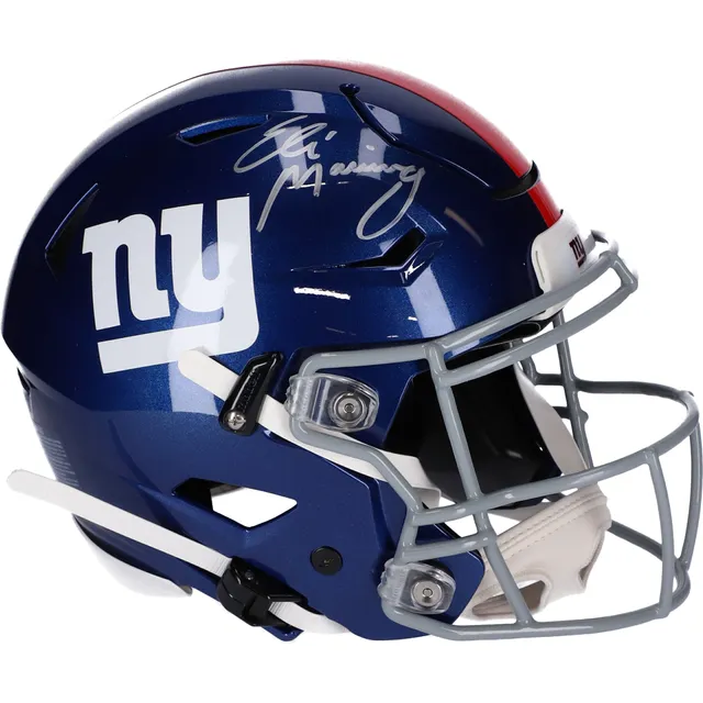 Lids Saquon Barkley New York Giants Fanatics Authentic Autographed Riddell  Flat White Alternate Revolution Speed Replica Helmet