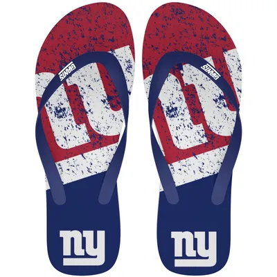 New York Giants FOCO Big Logo Flip-Flops