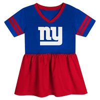 Robe en jersey tendance Royal New York Giants Stadium Lights pour filles