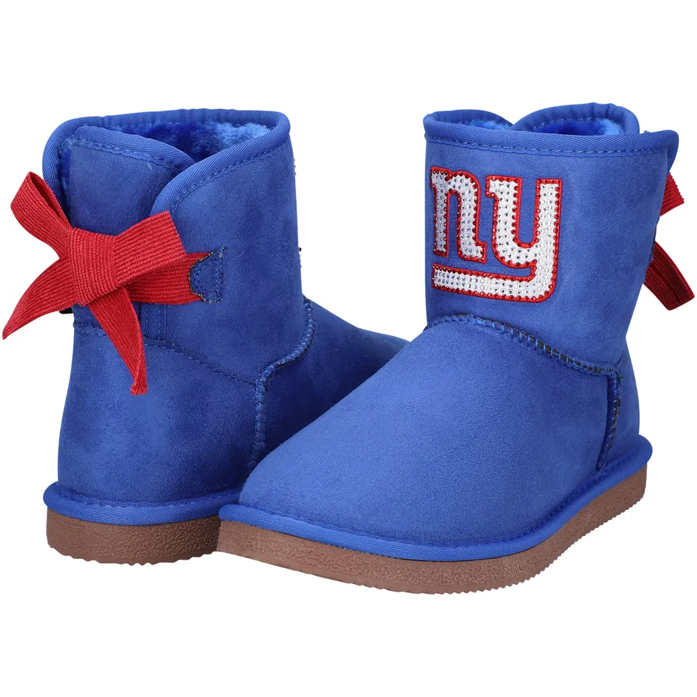 Lids New York Giants Cuce Girls Youth Low Team Ribbon Boots