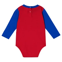 Infant New York Giants Double Up Long Sleeve Bodysuit and Pants Set