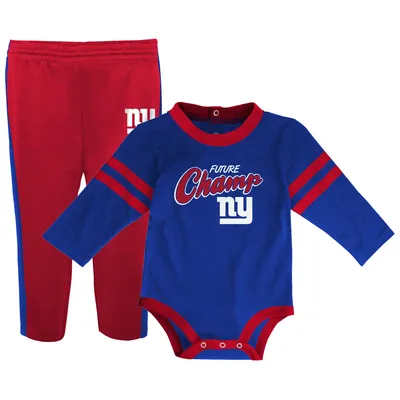 Infant Scarlet/Gold San Francisco 49ers Little Kicker Long Sleeve Bodysuit  & Pants Set