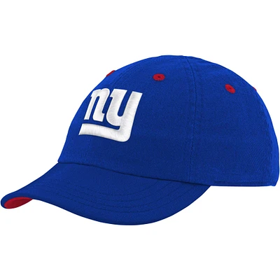 Casquette souple pour bébé Royal New York Giants Team Slouch Flex