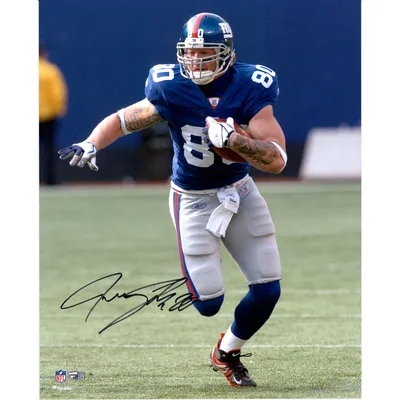 Jeremy Shockey New York Giants Unsigned Escaping Tackle Photograph