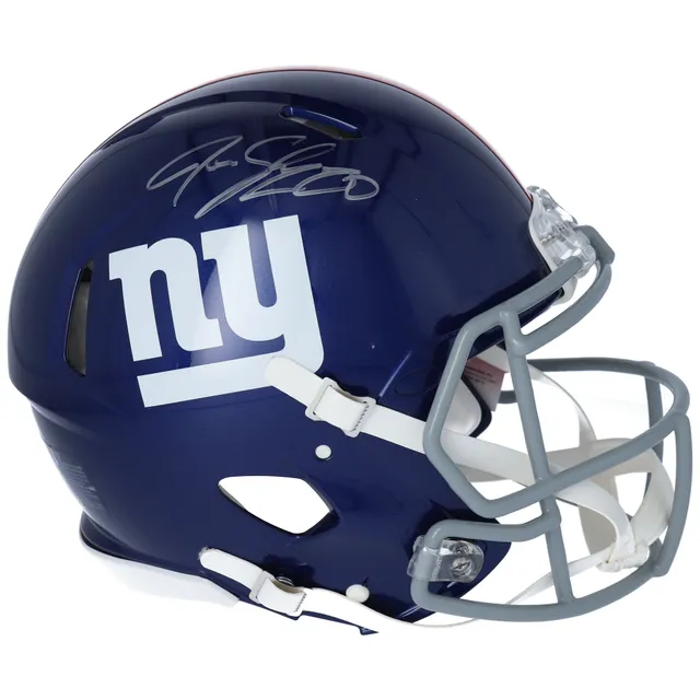 Saquon Barkley New York Giants Fanatics Authentic Autographed Blue Nike  Elite Jersey
