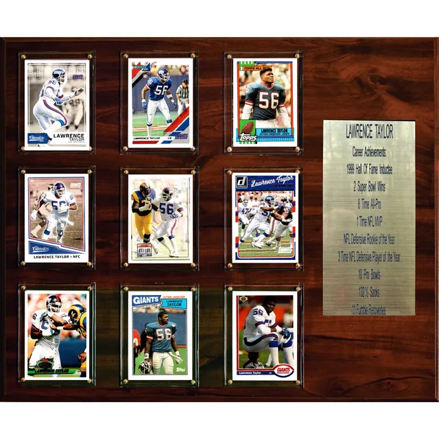 Lawrence Taylor New York Giants Framed 15 x 17 Player Collage with a  Piece of Game-Used Football