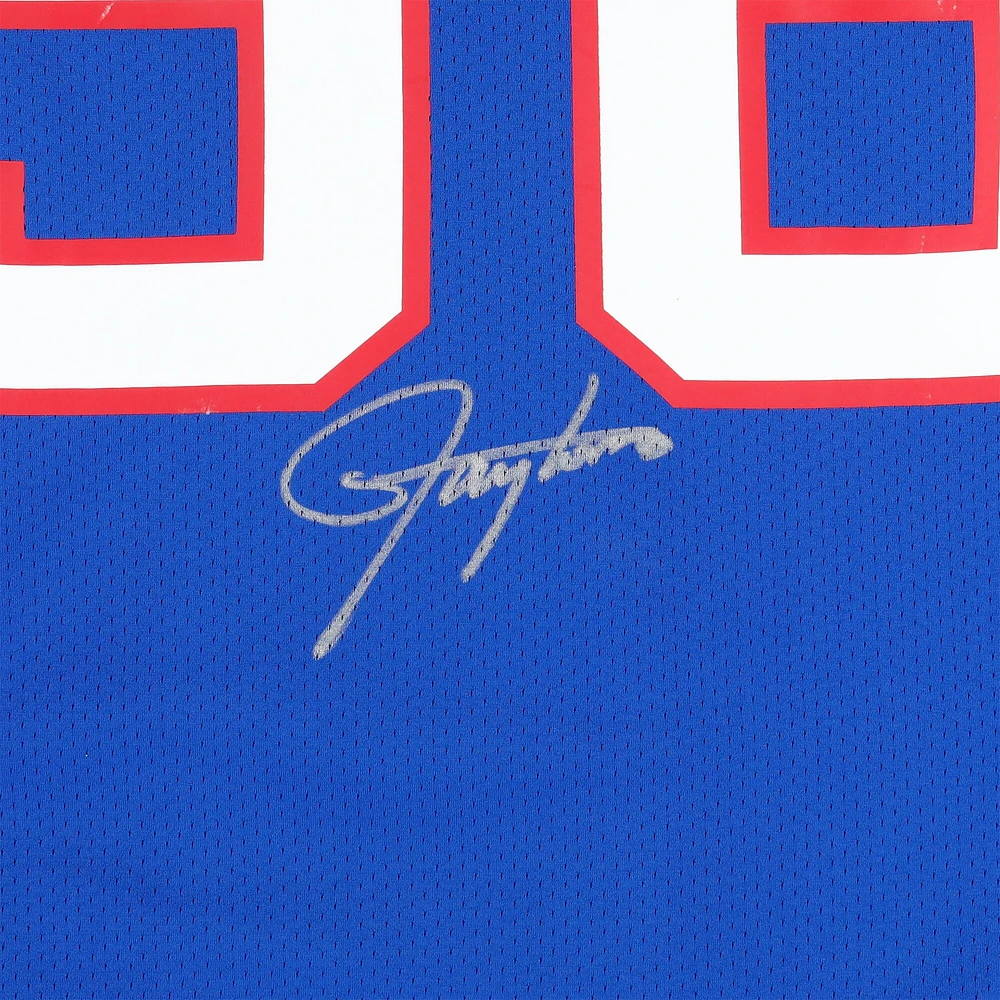 Lawrence Taylor New York Giants Autographed 1986 Mitchell & Ness Blue Authentic Jersey