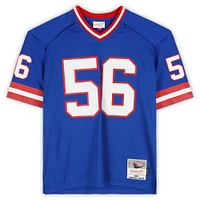 Lawrence Taylor New York Giants Autographed Mitchell & Ness Blue Replica Jersey
