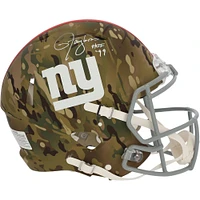 Lawrence Taylor New York Giants Autographed Riddell Camo Alternate Speed Authentic Helmet with "HOF 99" Inscription