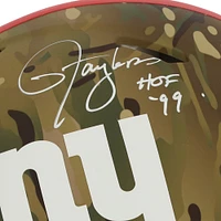 Lawrence Taylor New York Giants Autographed Riddell Camo Alternate Speed Authentic Helmet with "HOF 99" Inscription
