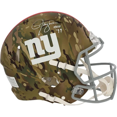 Lawrence Taylor New York Giants Autographed Riddell Camo Alternate Speed Authentic Helmet with "HOF 99" Inscription