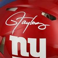 Casque authentique Riddell Flash Speed ​​autographié par Lawrence Taylor des New York Giants