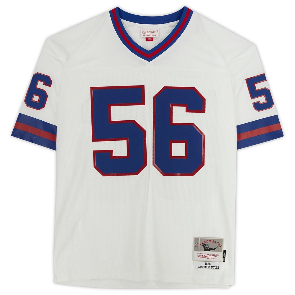 Lawrence Taylor New York Giants Autographed Mitchell & Ness Replica Jersey