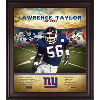 Lawrence Taylor New York Giants Framed 15" x 17" Hall of Fame Career Profile
