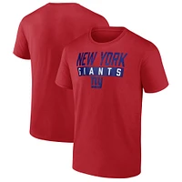 Men's Fanatics  Red New York Giants T-Shirt