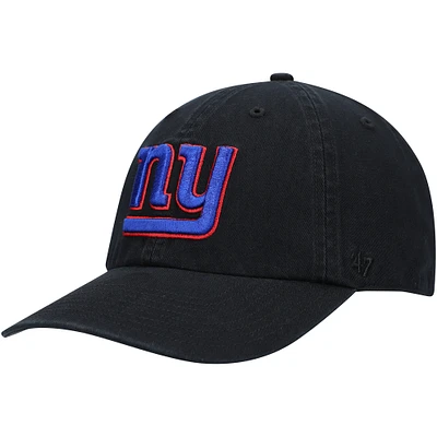 Casquette réglable '47 Black New York Giants Clean Up pour homme