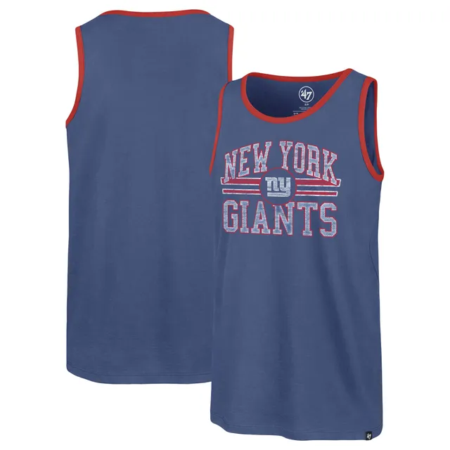 New York Yankees '47 Big Leaguer Tubular Tie-Dye Tank Top - Blue