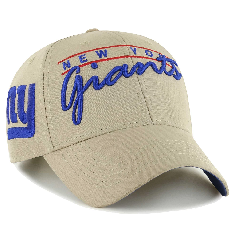 Men's '47 Khaki New York Giants Atwood MVP Adjustable Hat