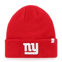 Men's '47 Red New York Giants Secondary Basic Cuffed Knit Hat