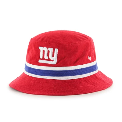 Chapeau bob à rayures rouges New York Giants '47 pour homme