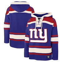 Sweat à capuche '47 Royal New York Giants Big & Tall Superior Lacer pour hommes