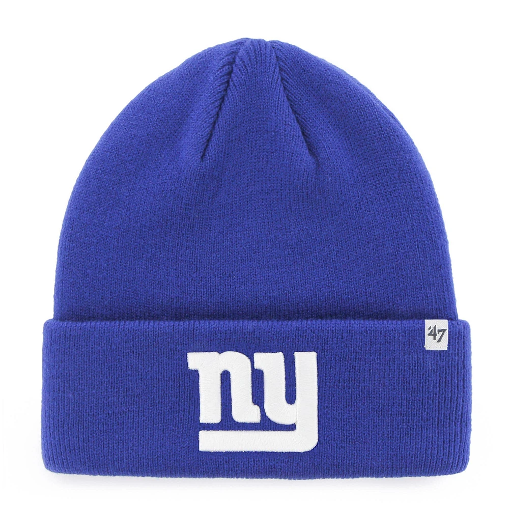 Bonnet en tricot à revers primaire '47 Royal New York Giants pour hommes