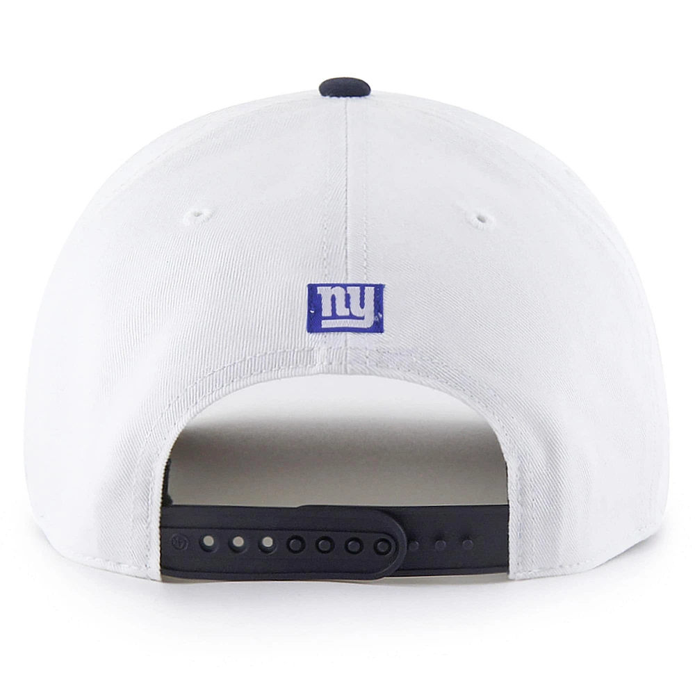 Men's '47 White New York Giants Patriotic Overhand Hitch Adjustable Hat