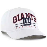 Casquette ajustable Roscoe Hitch Rope des New York Giants '47 blanche pour homme
