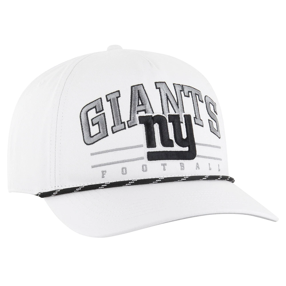 Casquette ajustable Roscoe Speckle des New York Giants '47 blanche pour homme