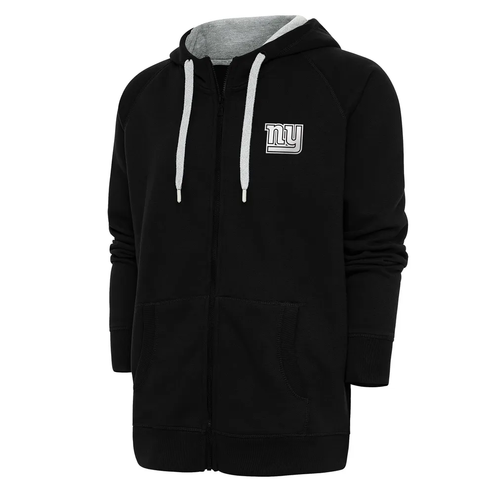 Lids New York Giants Antigua Metallic Logo Victory Full-Zip Hoodie