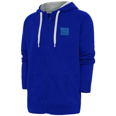 Men's Nike Royal New York Giants Performance Sideline Lockup Full-Zip Hoodie Size: Small