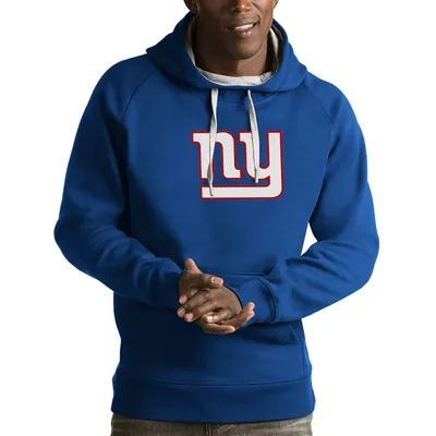 New York Giants Big & Tall Pullover Hoodie - Royal/Red