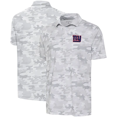 Men's Antigua White New York Giants Collide Polo