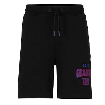 Short à pression BOSS X NFL pour hommes, noir/royal