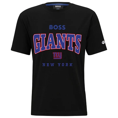 T-shirt noir BOSS X NFL New York Giants Huddle pour hommes