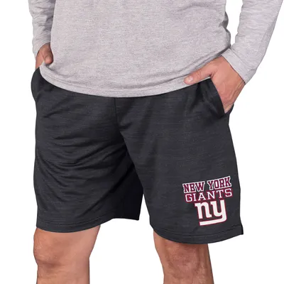 New York Giants Concepts Sport Bullseye Knit Jam Shorts - Charcoal
